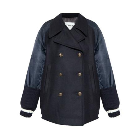 Iceberg - Bomberjackor - Blå - Dam - Storlek: 2xl, Dam, Storlek: 2XL