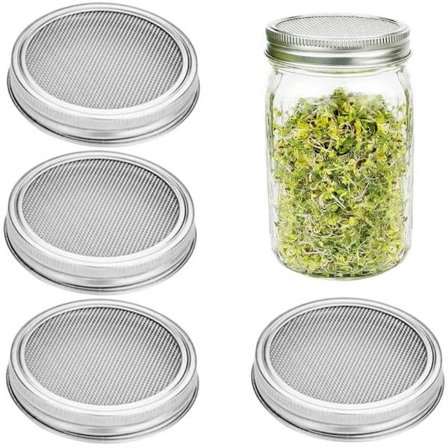 4-delt Mason-traugnett - for dyrking av bønner og frø (86 mm)