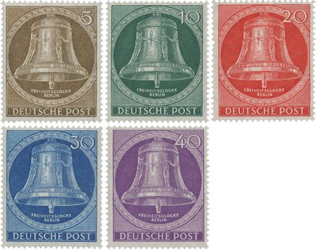 Berlin 1953 - MICHEL 101/105 - Ubrugt