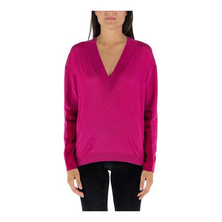 Tom Ford V-neck Strik Pink, Dame Striktrøjer