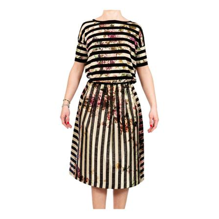 Twinset, Ps 624W-100 Gonna Zwart, Dames, Maat:M