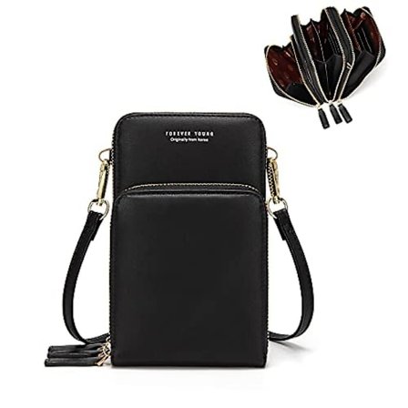 Mordely Small Crossbody Cell Phone Purse For Women, Mini Messenger Shoulder Handbag Wallet With Credit Card Slots A916-878