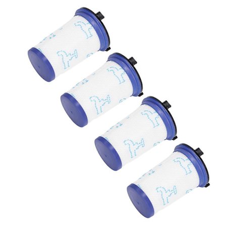 4 st Dammsugarfilter Högeffektivt Partikelfilter Dammsugartillbehör för Rowenta Force 360 X Pert [DB]