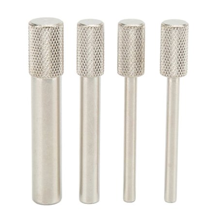 4kpl Moottorin ajoituksen lukitustappisarja Metallinen hopea Korkea kovuus Korvaava Citroen 1.4 1.6HDi