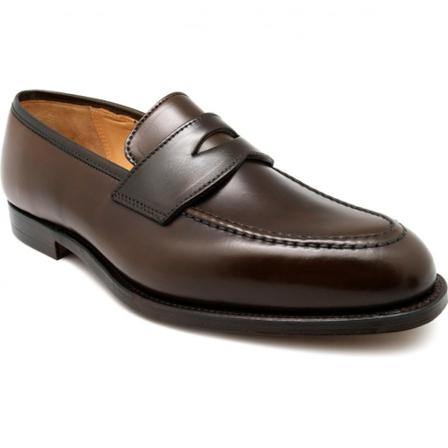 Crockett & Jones, Henley Cordovan Shoes Brązowy, Mężczyzna, Rozmiar: 44 1/2 EU