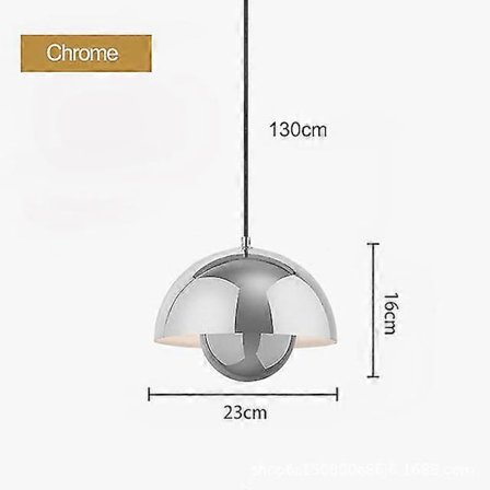 Moderne blomsterpotte pendellampe halvcirkel restaurant hængende loftslampe indendørs stue bar køkkenø lamper