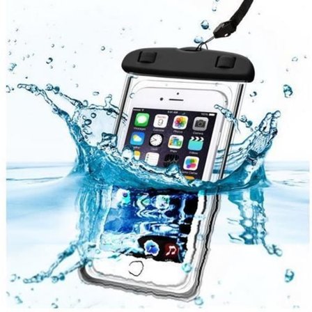 [Kompatibel LG] Vattentät Svart Fodral Skydd Plast Vattentät Vatten [Phonillico ]