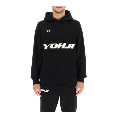 Y-3 - Hood Tröjor - Svart - Herr - Storlek: L, Herr, Storlek: L