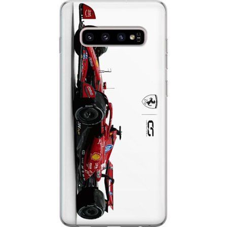 Kompatibelt Mobilskal till Samsung Samsung Galaxy S10+ F1 Sportbil Racing Formel 1 Grand Prix