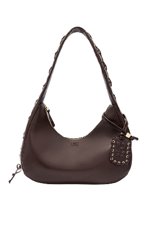 GANNI Hobo Medium Laces Handväskor Dam Brun ONESIZE