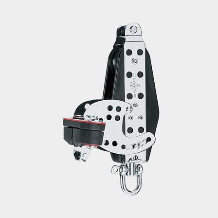 Harken 76mm Fiddle Block - Becket, Cam Cleat (1564)