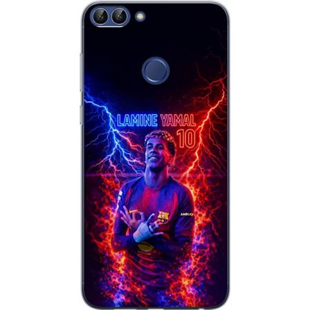 Yhteensopiva Puhelinkuori Huawei P smart Viktor Gyökeresin muotokuva Arsenal-paita päällä, jossa intensiivinen katse ja tumma dramaattinen tausta