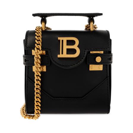 Balmain, B-Buzz bag Zwart, Dames, Maat:ONE Size,leer