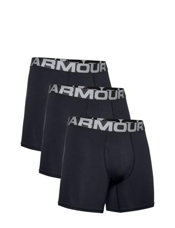Ua Charged Cotton 6In 3 Pack Boksershorts Svart Under Armour*Betinget Tilbud