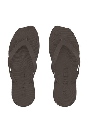 Sleepers Tapered Platform Brown Flip Flop 41