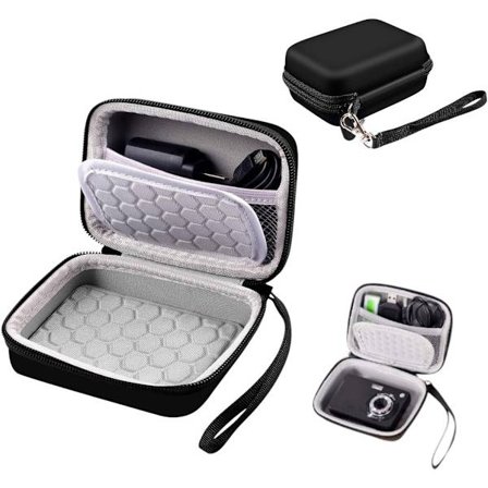 Kamerataske med hårdt ydre - Kamerataske til opbevaring - Multifunktionel kamerataske - DSLR kamerarygsæk (sort)