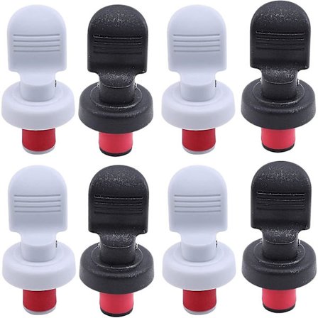 Pakke med 8 Flaskepropper, Universelle Ølflaskepropper, Ølflaskepropper