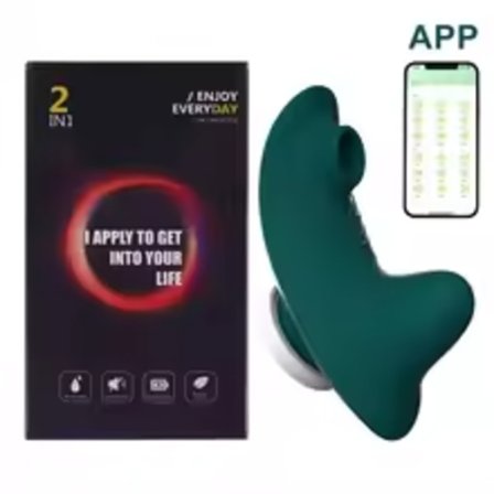 Trosor Vibrator för Kvinnor Bluetooth Fjärrkontroll Klitoris Sugare Mini Vibrator Klitorisstimulator Sugande Sexleksaker för Vuxna 18+