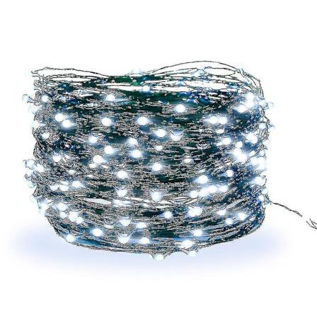 30m 50m 100m LED-lyskjede dekorasjon soveromdekor nyttårsgarl 1 [L] Green White 10M With controller-