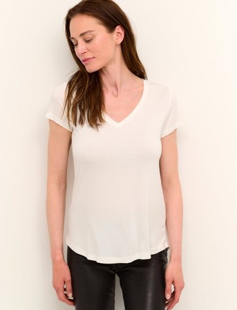 Culture Cupoppy V-Neck T-Shirt - White - S