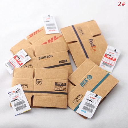 1 Sæt Mini karton Express karton 1:12 Dukkehus Miniature Expres