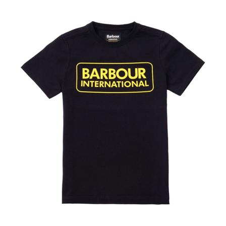 Barbour, Graphic Koszulka Czarny, Mężczyzna, Rozmiar: L