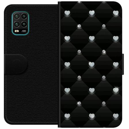 Xiaomi Mi 10 Lite 5g Plånboksfodral Bling Heart