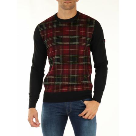 Peuterey, Round-neck Knitwear Czerwony, Mężczyzna, Rozmiar: XL