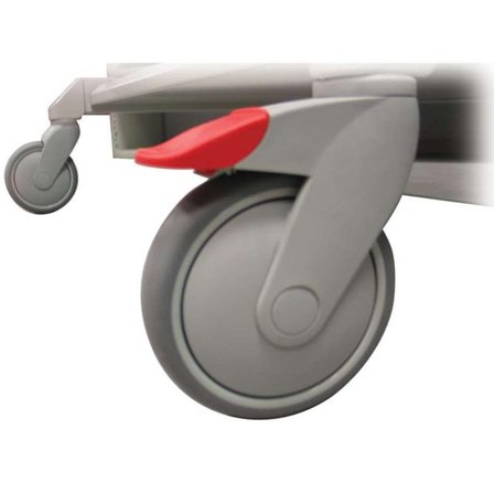 Treston 83474000 Hjulsett 125 mm, for Basic-vogn, Garasjeinnredning & oppbevaring