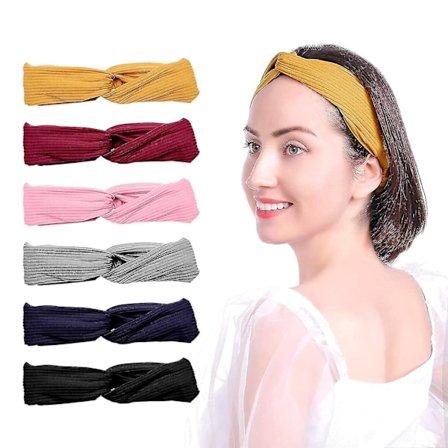 6 Kpl Päännauhoja Naisille - Päännauhat Joogalle, Juoksulle ja Urheiluun