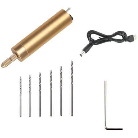 Mini USB elektrisk borr handborr 5V elektrisk handborr tryckt kretskort akrylfilm handgjord borr