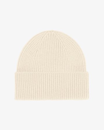 Merino Wool Beanie - Optical White