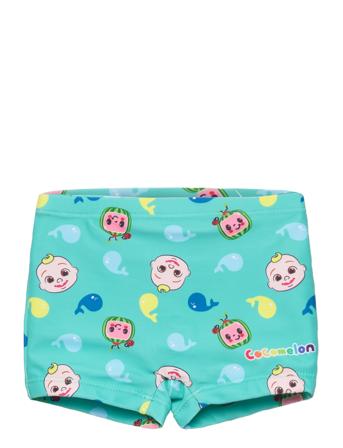 Swmim-Short Badeshorts Grønn Cocomelon*Betinget Tilbud