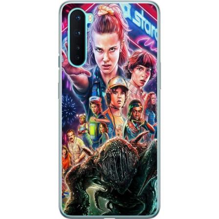 OnePlus Nord Läpinäkyvä kuori Stranger Things