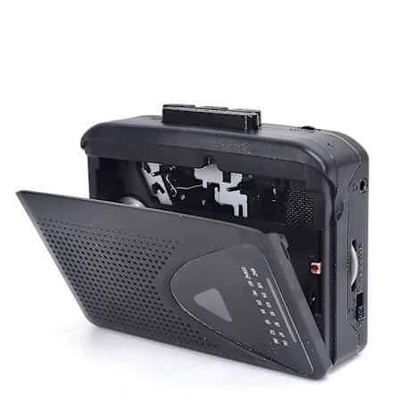 Cassetteafspiller Walkman Kassetteafspiller Bærbar Højttaler Flere Strømkilder AMFM Radio