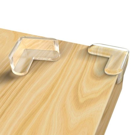 Hjørnebeskyttelse, kantbeskyttelse baby, barnesikker myk og transparent, dekkende lim, forbedret smaksnøytral hjørnedeksel for skarpe kanter