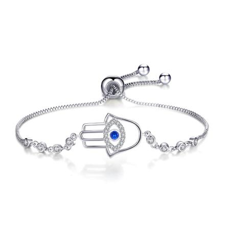 Djævlens Øje Armbånd Damer Zirkon Justerbar Armbånd Mode Pe