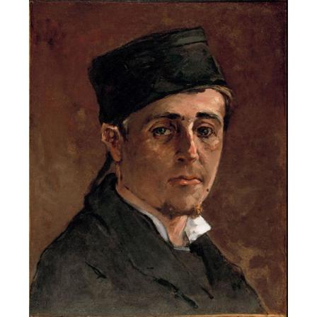 Self-portrait, 1875–1877, Paul Gauguin Brun