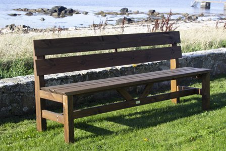 Eden Wood Viking EW 0285-61 Trädgårdsbänk Impregnerad, Utemöbler