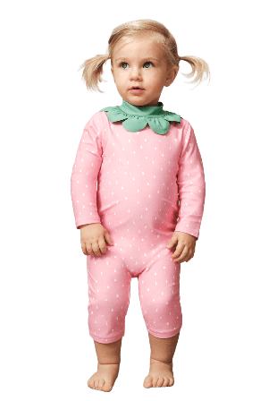 RIKIKI UV-dräkt för baby HANNA Badkläder Rosa 62/68