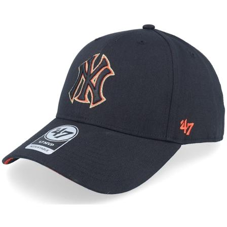 47 Brand - MLB Svart adjustable Caps - New York Yankees Rose Garden Under Mvp Black Adjustable @ Hatstore