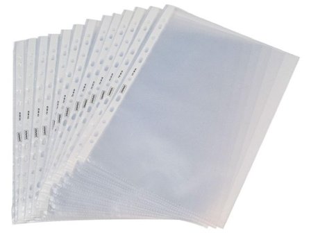 NOKI Plastficka Mapp A4 0,06 100/fp - Lyreco - Kontorsmaterial - Mappar och plastfickor - Plastfickor - Öppen överkant