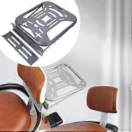 Motorsykkel bagasjebrett bak Elektrisk scooter lastbærer Enkel å installere reservedel solid