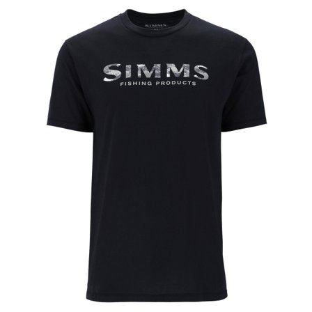Simms Shroud Fill Logo T-Shirt Black - S
