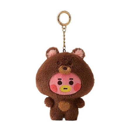 Ny Lille Dyr Serie Plys Vedhæng Sød Tegneserie Nøglering Taske Hængende Gave
