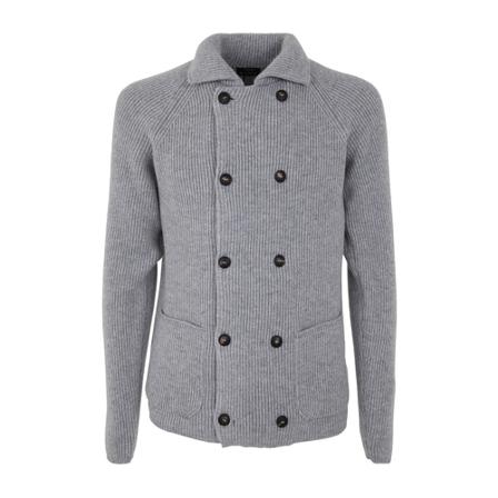 Baracuta, Cardigans Grijs, Heren, Maat:L