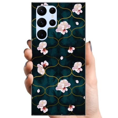 Samsung Galaxy S22 Ultra 5G TPU Mobilcover Blomster