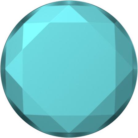 Popsockets Metallic Diamond Aquarius Blue Avtagbart Grip Med Stä
