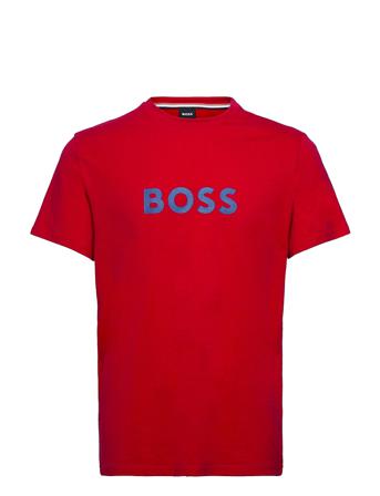T-Shirt Rn Underwear Night & Loungewear Pyjama Tops Röd BOSS