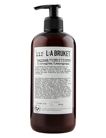 L:a Bruket 112 Conditioner Lemongrass - Nude - 450 ml